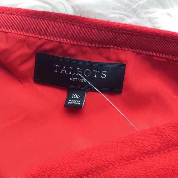 NWOT ⭐️HP⭐️Talbots Wool Blend Faux Wrap Skirt - Picture 8 of 9